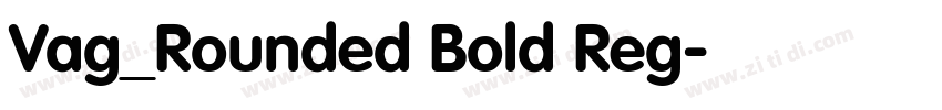 Vag_Rounded Bold Reg字体转换